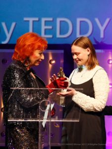 Zazie de Paris, actress, TEDDY AWARD winner 2017 Lia Hietala, director "My Gay Sister"-Best Short Film