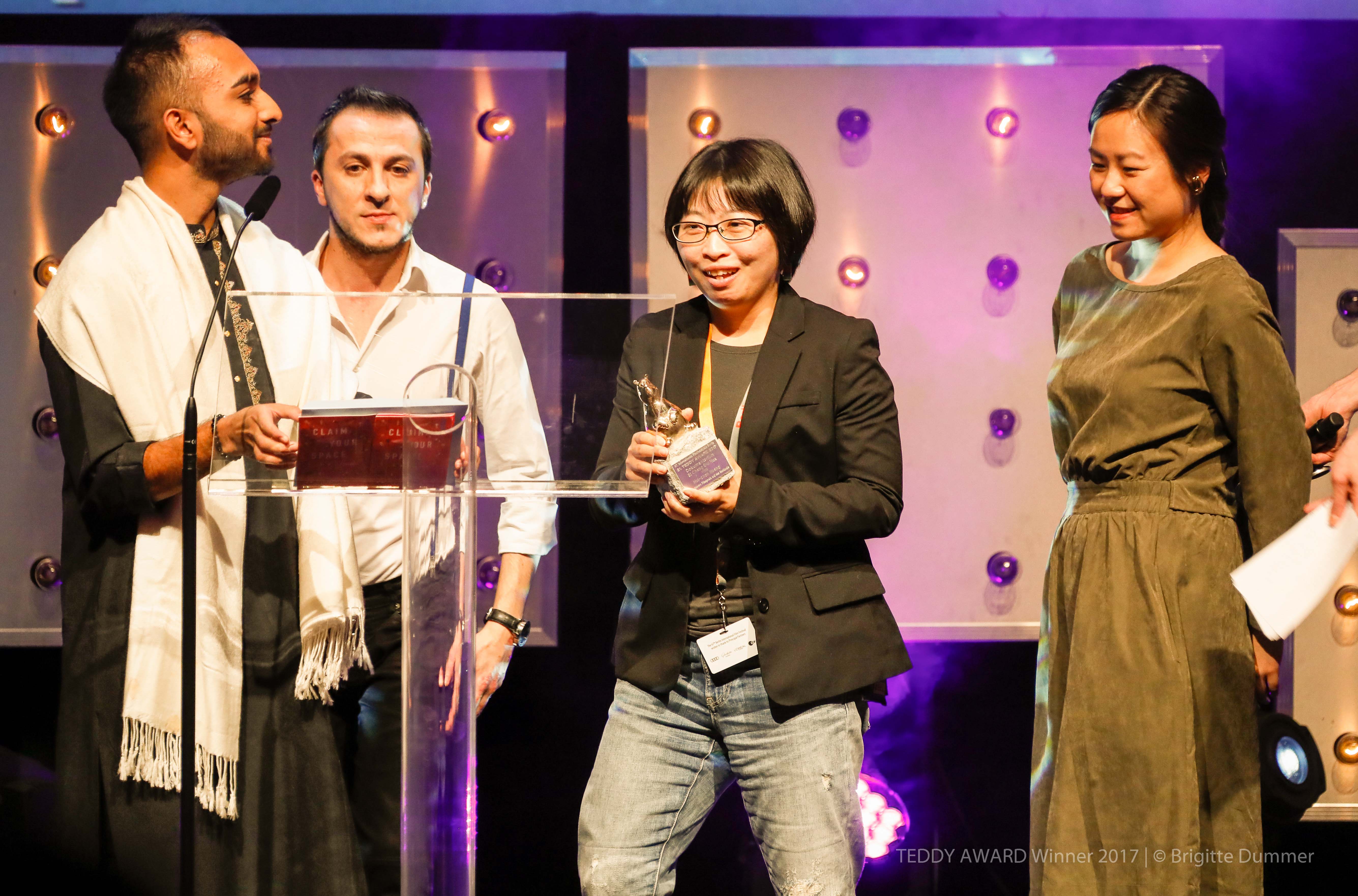 Saif Can and Yavuz Kurtulmus from Transition | International Queer Minorities Film Festival, TEDDY AWARD winner Hui-chen Huang, director "Small Talk"-Best Documentary Film