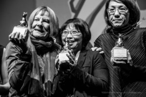 TEDDY AWARD winner Monika Treut, Special TEDDY AWARD, Hui-chen Huang, director "Small Talk"-Best Documentary Film, Naoko Ogigami, director "Close-Nit"-Special Jury Award