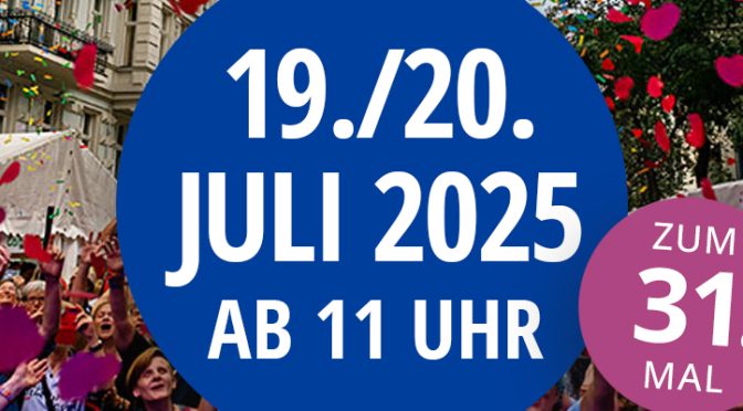 TEDDY beim Lesbisch-schwulen Stadtfest – kommt vorbei!